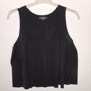 AYR raw hem tank Sz M